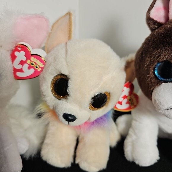 Lot of 3- Ty Beanie Boos DOGS Chewey (2020), Portia (2019) & Phoenix (2020) - Picture 4 of 8